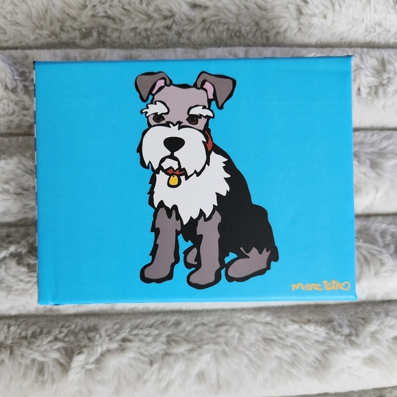 Marc Tetro Schnauzer Blue Wallet Wristlet NWT - Picture 6 of 7